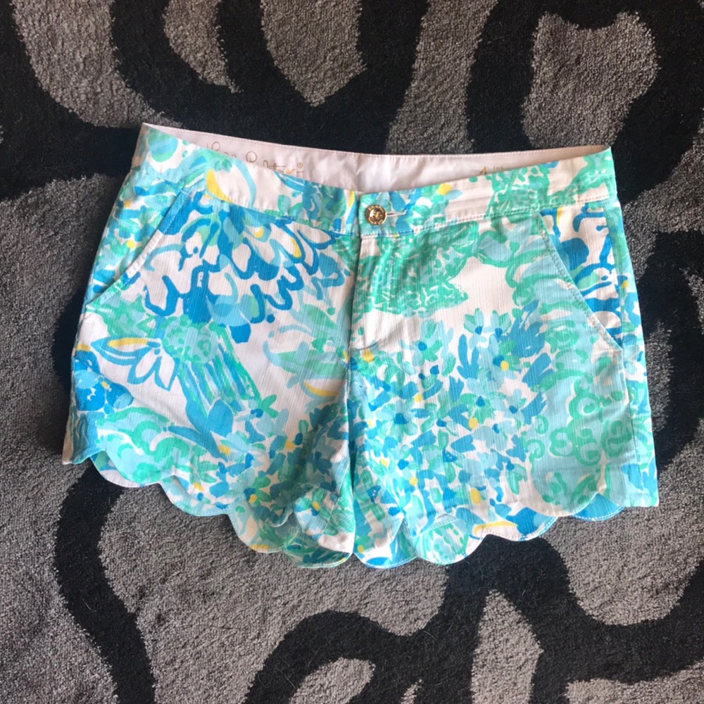 Lilly Pulitzer Buttercup Shorts Size 4